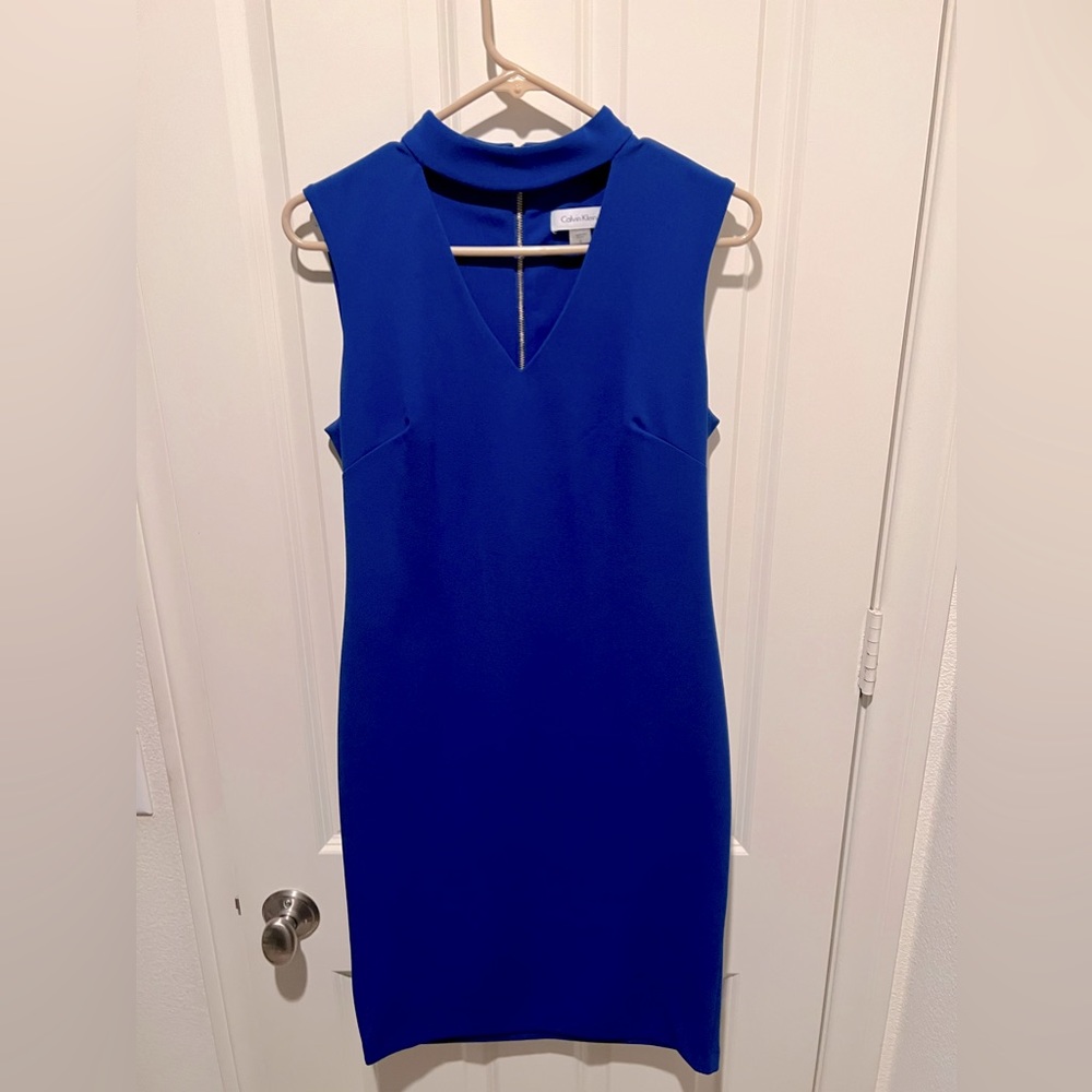 Calvin Klein blue dress